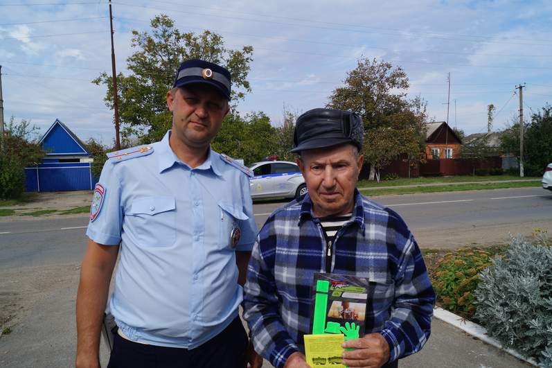 Акция «Пожилой пешеход» прошла в Курганинске