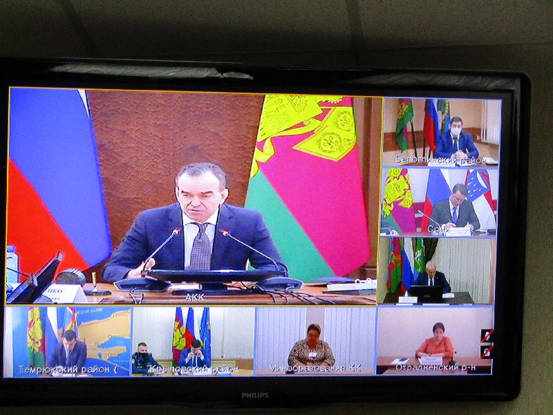 Глава Курганинского района Андрей Ворушилин принял участие в заседании краевой комиссии по предупреждению и ликвидации чрезвычайных ситуаций.